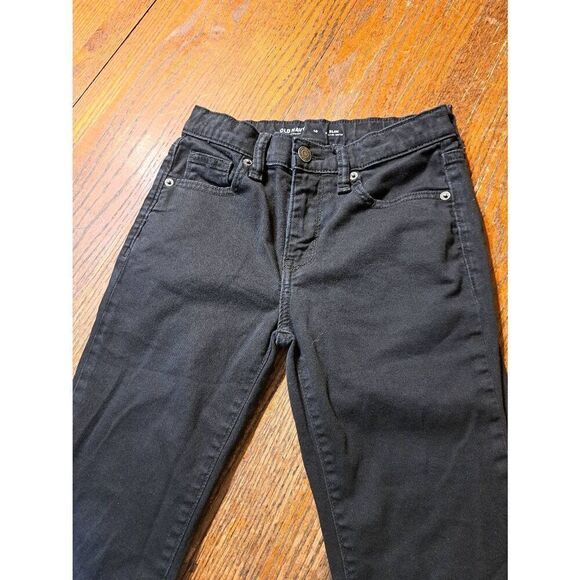 Size 10 Slim Old Navy 360 Stretch Black Jack Karate Pants with Adjustable Waist - Picture 2 of 3